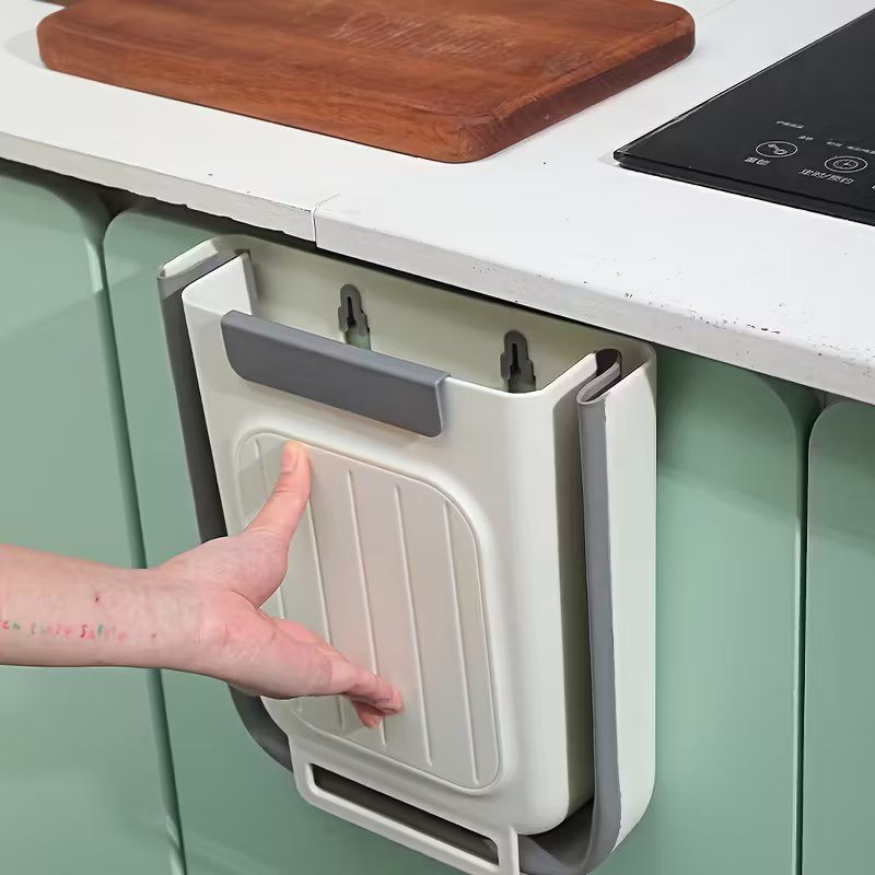 Basurero Plegable Colgante Eco-Space Organiza tu Cocina sin Perder Espacio.